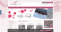 Desktop Screenshot of dekoartstudio.pl