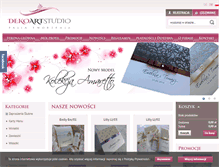 Tablet Screenshot of dekoartstudio.pl
